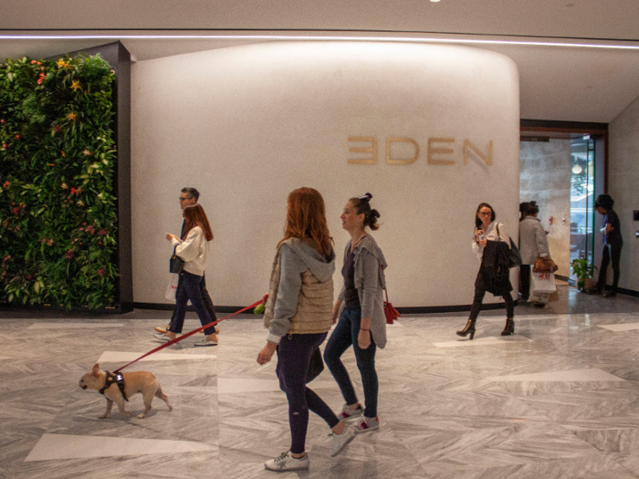 3DEN, pronounced "Eden," is a multipurpose space on the fourth floor of the Shops & Restaurants shopping center at Hudson Yards, New York City's new $25 billion neighborhood. I went to check it out a few days after it opened.