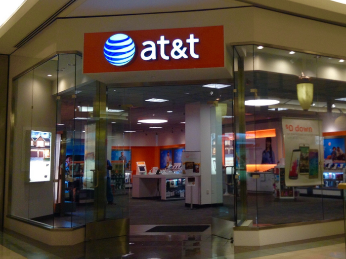 19 (tie). AT&T was the biggest telecom company by revenues in 2018.