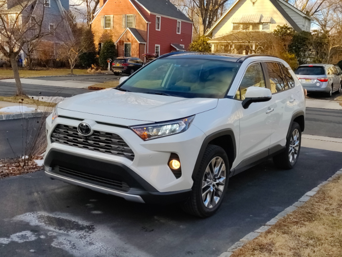 1. Fresh styling: The RAV4's new sheet metal is handsome and modern, delivering suburban civility with a subtle evocation of 4Runner/Land Cruiser ruggedness.