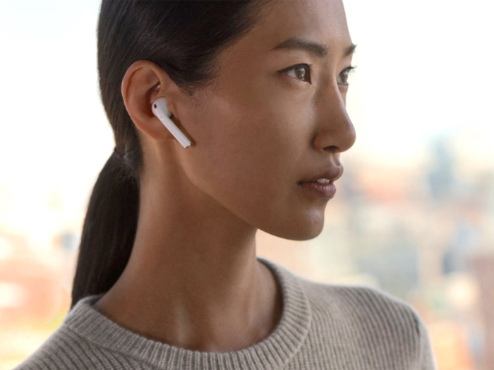 AirPods seem like ideal workout headphones — you often forget you're wearing them, and they fit snugly into most people's ears.
