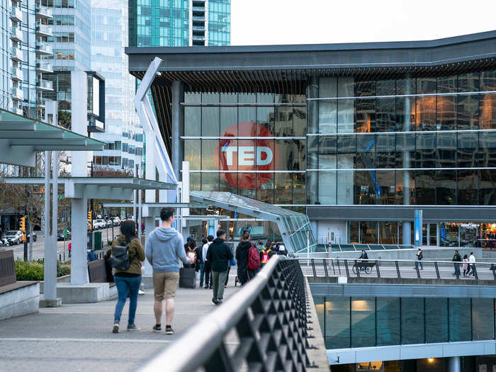 The TED conference is held at the Vancouver Convention Centre, a mammoth event space that hosts some 1,200 attendees.
