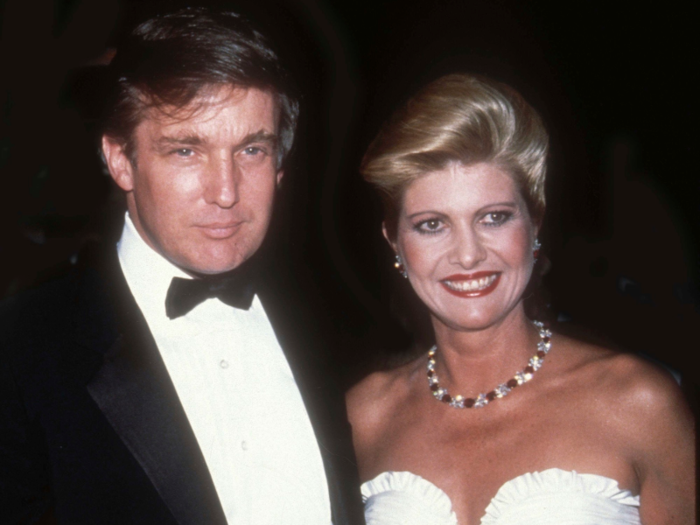 After meeting at a popular uptown watering hole for New York City's singles, Donald Trump and model Ivana Zelnicek were married April 7, 1977.