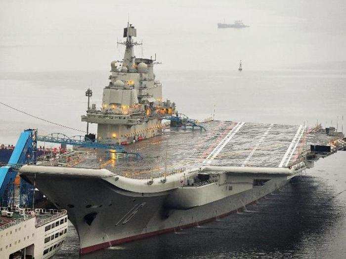 The Liaoning, originally known as the Varyag, is about 1,000 feet long and displaces about 60,000 tons fully loaded. It is the sister ship of Russia's disappointing Admiral Kuznetsov carrier.