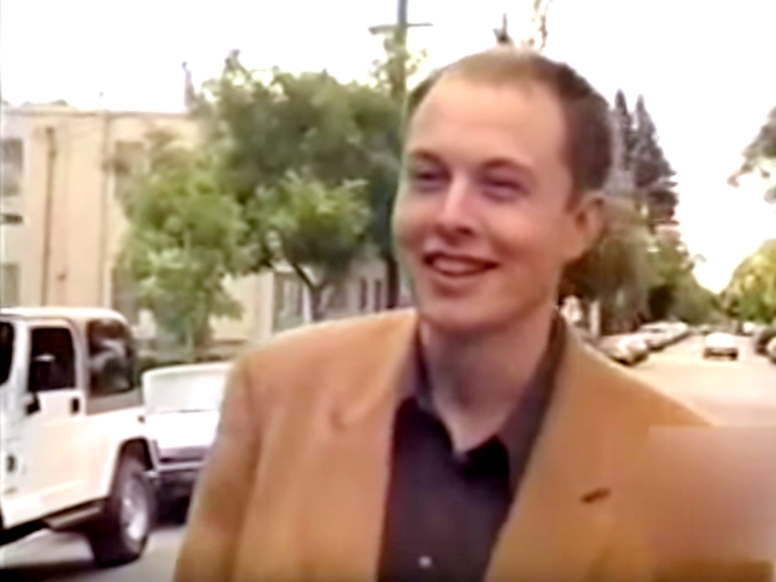 Tesla founder Elon Musk — Age 24