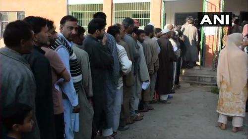 Voting underway in Jammu Kashmir's Pulwama: ANI