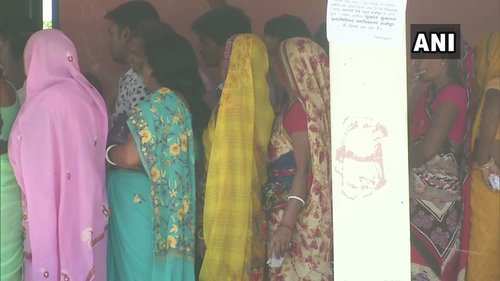 Voting underway in Hajipur, Bihar: ANI