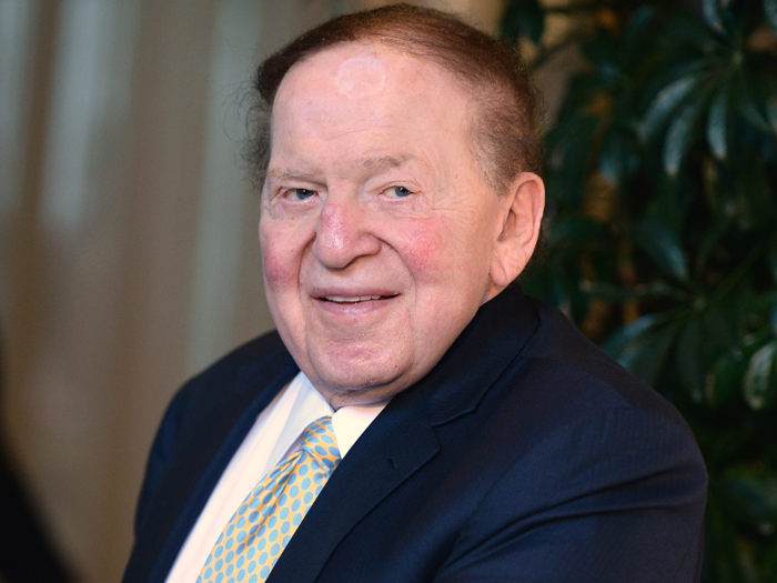Sheldon Adelson is the 85-year-old billionaire behind the world's largest casino operator, Las Vegas Sands.