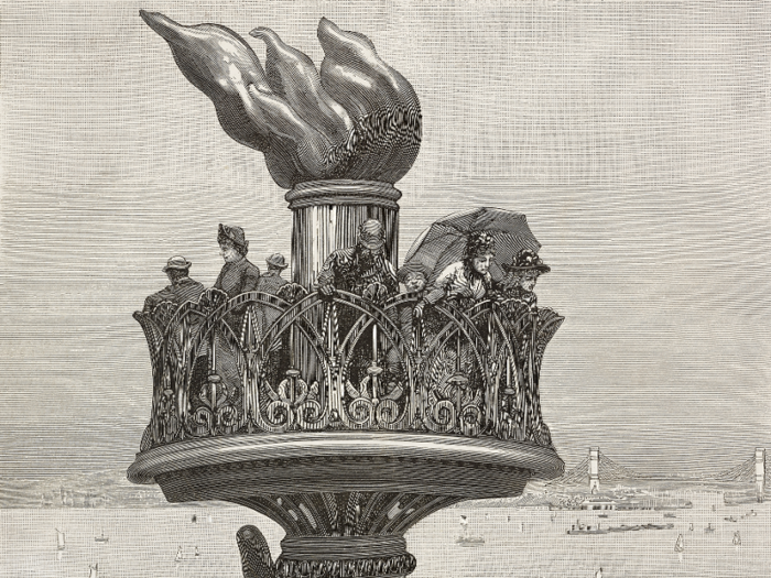 The torch was designed as a symbol of progress.