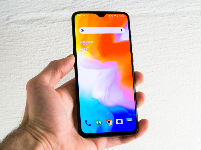 The OnePlus 6T starts at $550 — $120 less than the OnePlus 7 Pro.
