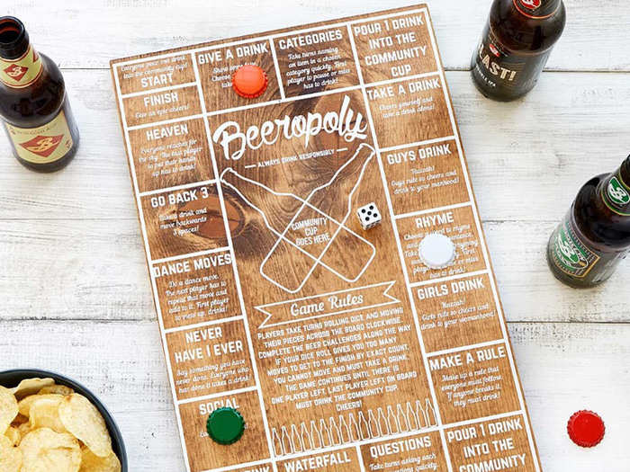 A Beeropoly board game
