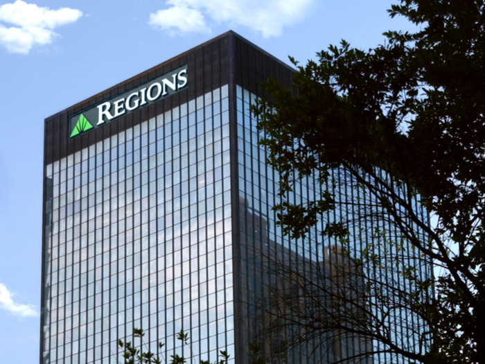 Alabama: Regions Financial is headquartered in Birmingham. The bank had revenues of $6.8 billion and had 19,969 employees.