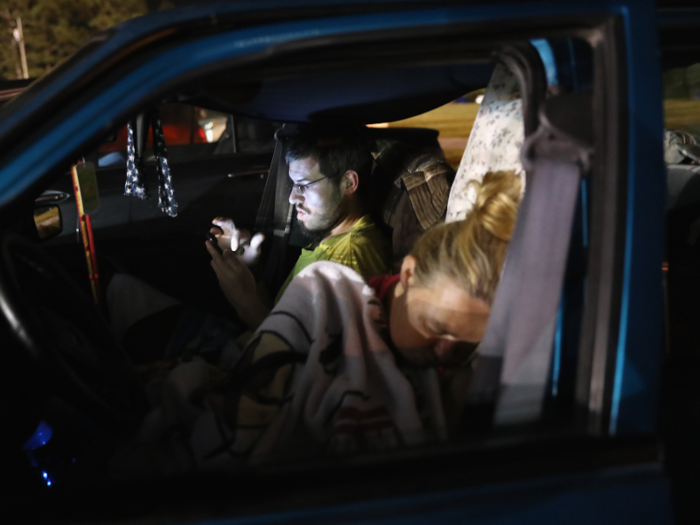 West Coast residents are living in cars because they can't afford housing.