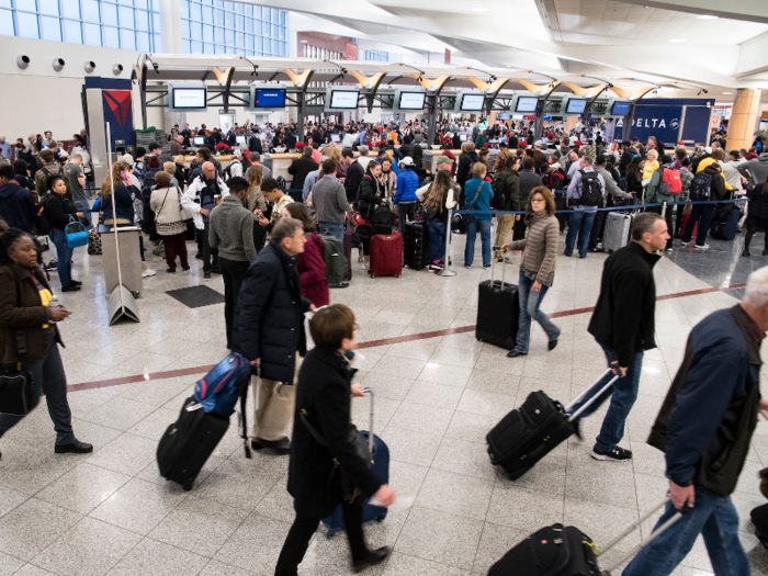 The Atlanta airport sees more than 107 million passengers a year — or nearly 300,000 every day