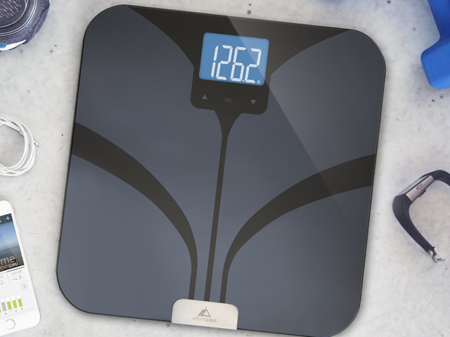 GreaterGoods Smart Scale, Bluetooth Connected Body Weight Bathroom Scale,  BMI, Body Fat, Muscle Mass, Water Weight