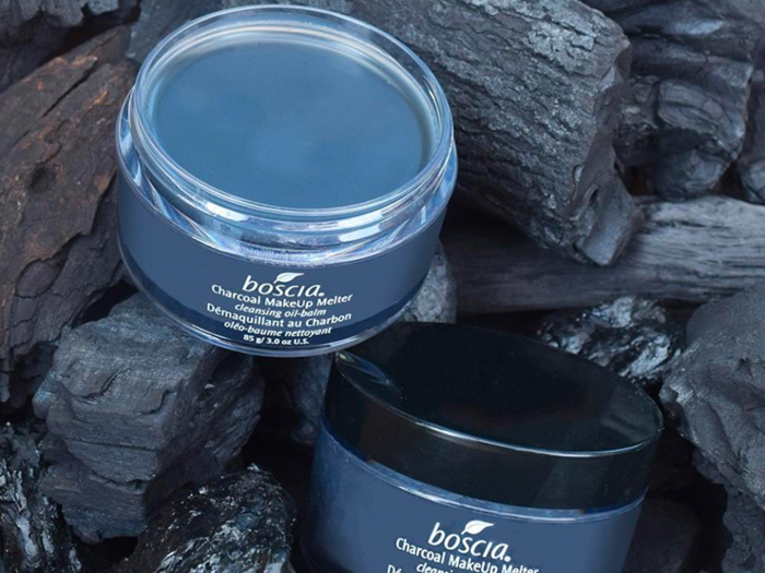 A charcoal-based cleansing balm to remove makeup and oil