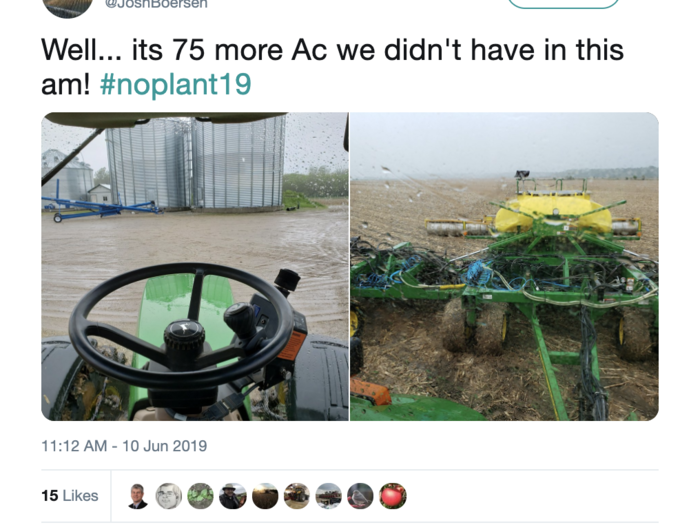 Farmers across the US are using a Twitter hashtag to document historic flooding tied to climate change