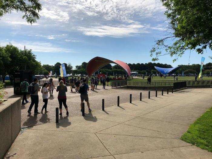 Pokémon Go Fest has grown so massive, it now spanned four days. To keep crowds under control, Niantic, the game's developer, gave every ticket-holder a day, time, and place to enter the park. My ticket got me in at 9am on Friday from the North Gate.