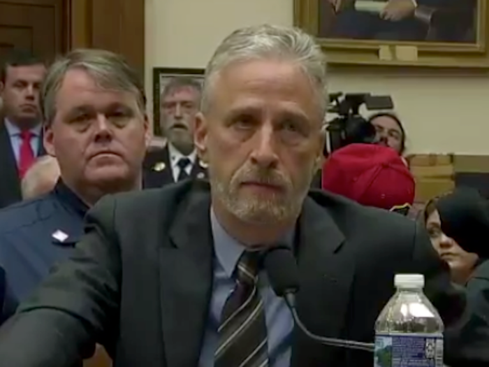 Last week, Stewart ripped into congressional lawmakers over their lack of support for 9/11 first responders.