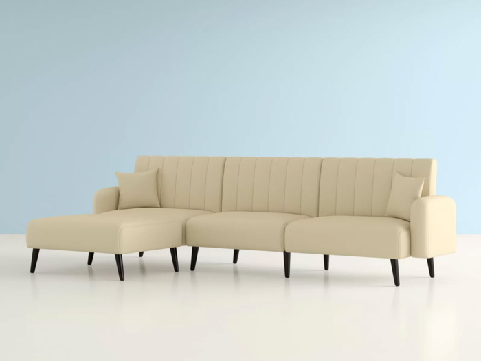 A stylish and spacious reversible sectional