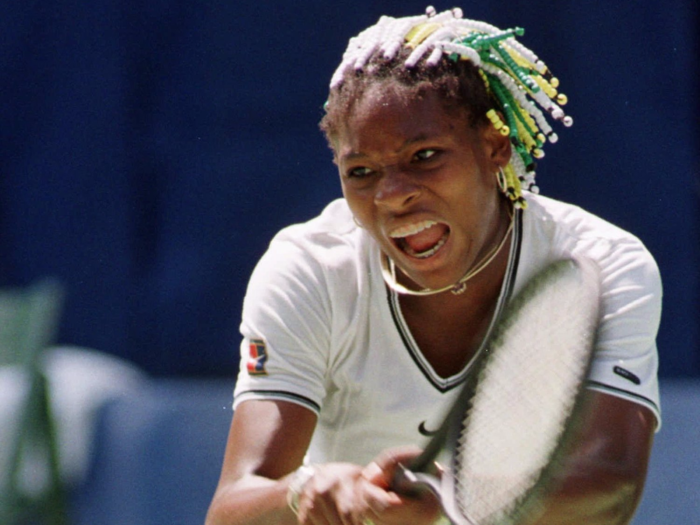 Serena Williams in 1997 (age 16).