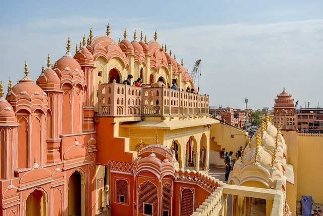 Jaipur, the pink city whose king once painted it to impress a guest, is