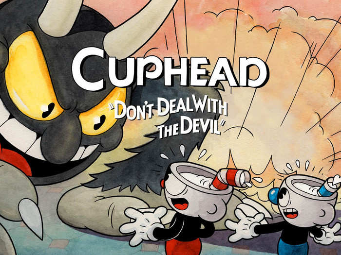 First things first: What you don't do in "Cuphead" is deal with the devil. Don't! Seriously. He's The Devil!