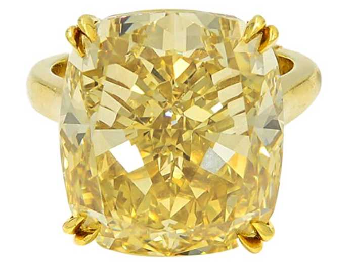 1. A 20 carat, $325,500 engagement ring.