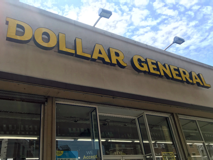 Our first stop was Dollar General in Bushwick, Brooklyn.