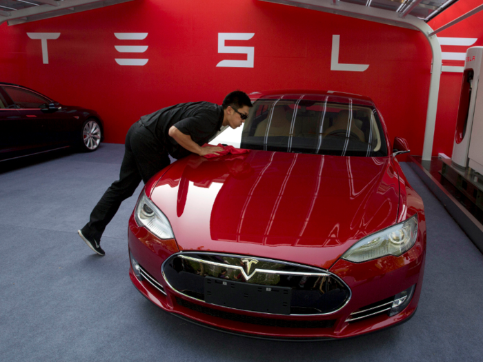 Teslas are exclusively sold online — even when you visit in person