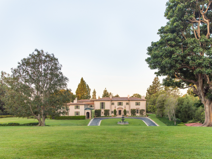 The Owlwood Estate was first built as a family estate for developer Arthur Letts. After his death, the home was completed by his widow Florence Letts Quinn and her subsequent husband. The estate was the largest Los Angeles residence at the time of its completion.