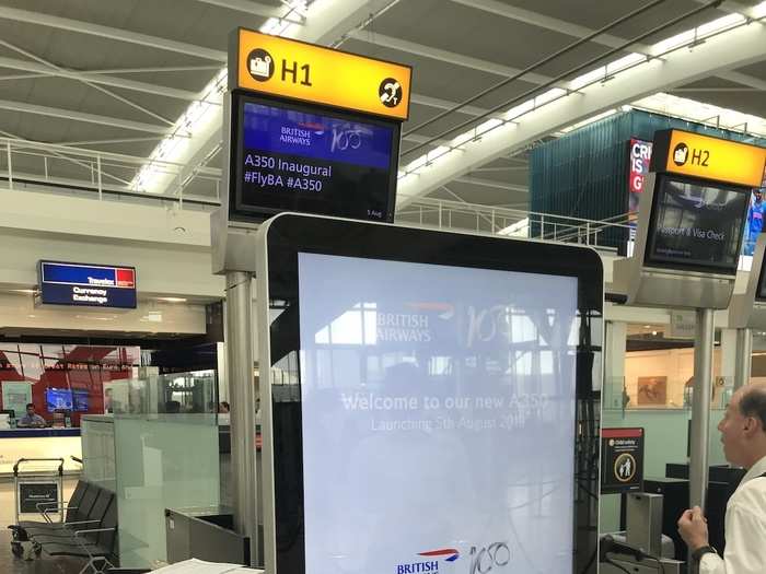 I arrived at Heathrow Airport Terminal 5 and made my way to the Premium BA desks, where I was greeted by BA's PR team and proceeded to have the friendliest check-in experience of my life — perhaps unsurprising given this was not just the inaugural flight but also a press event.