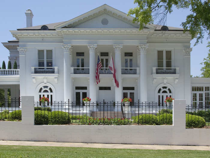The Alabama governor's mansion is in Montgomery.