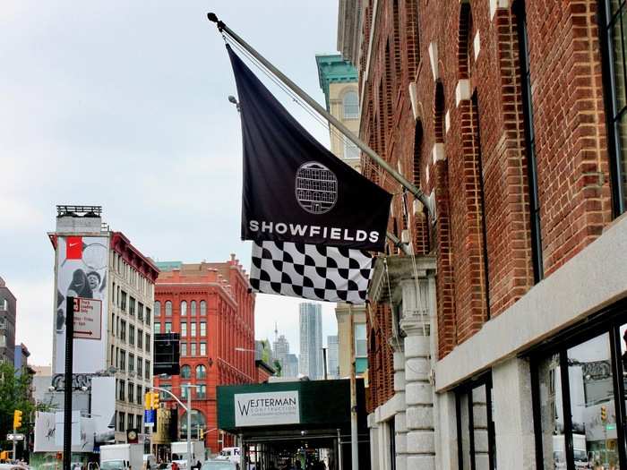 We headed to Showfields on Bond Street in Manhattan's Noho neighborhood.