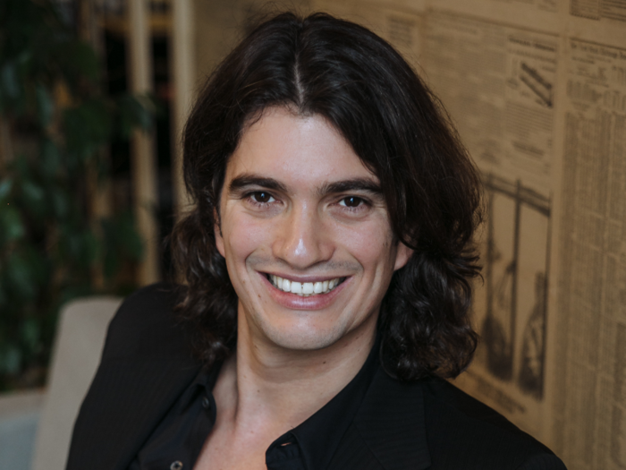Adam Neumann, 40, was born is Israel in 1979. His parents got divorced when he was 7, and he moved around a lot as a child with his mother — he reportedly lived in 13 different homes by the time he was 22.