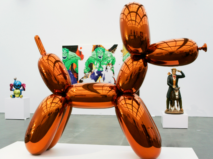 $58.4 million — 'Balloon Dog' sculpture