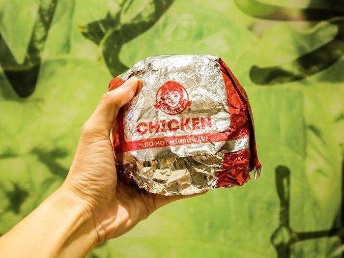 The spicy chicken sandwich from Wendy's is something of a legend in this category — a precursor to all those that came after it. It came in a foil wrapper like a burger, which was not an encouraging first sign. It was $5.79 in New York.