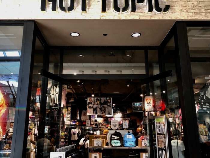 We visited a Hot Topic located in a mall in Queens, New York. One look inside let us know we that we were not stepping into your average mall store.