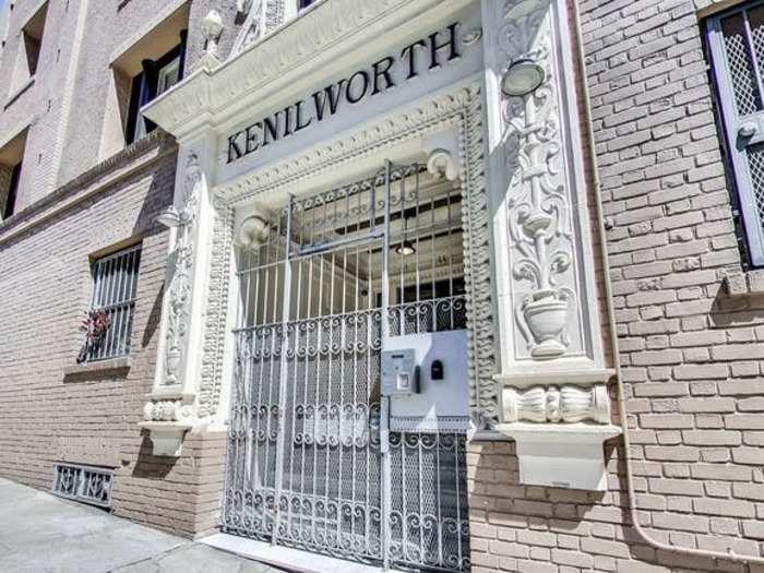The apartment is located in the Kenilworth building in Lower Nob Hill.