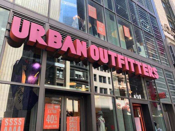 Urban Outfitters — We visited Manhattan Urban Outfitters in June and were surprised by the mess we encountered.