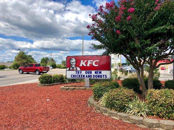 I arrived at a KFC restaurant in Chester, Virginia around lunchtime on Wednesday.