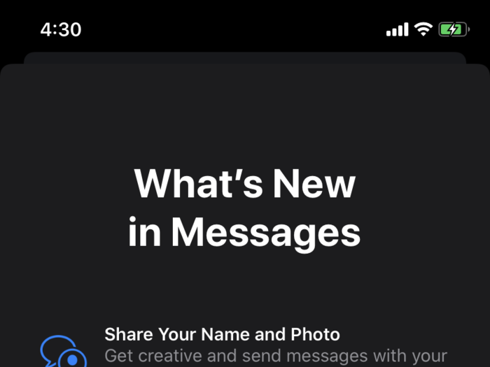 Messages got an update with some features that are already proving useful in the day I've had iOS 13.