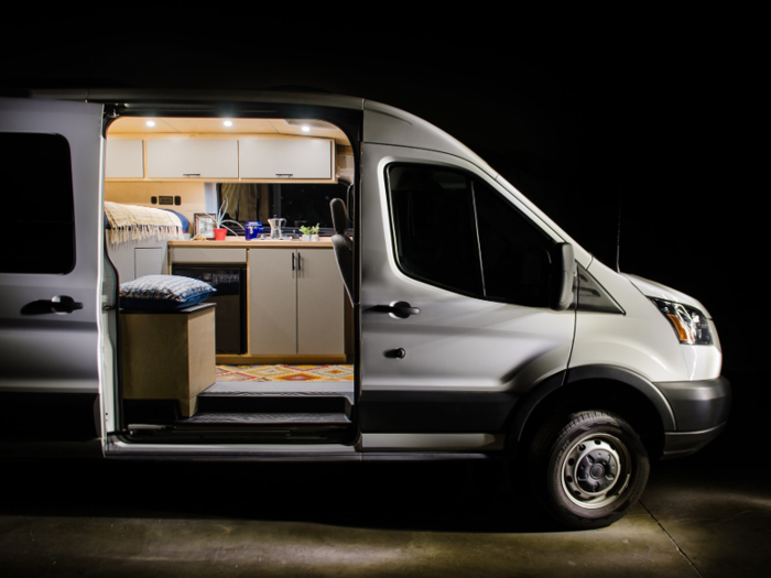 Vincent Van-Go was created on the chassis of a 148-inch Medium Roof Ford Transit.