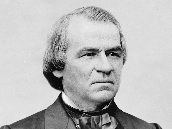 Former President Andrew Johnson was the first sitting president to ever face impeachment proceedings.