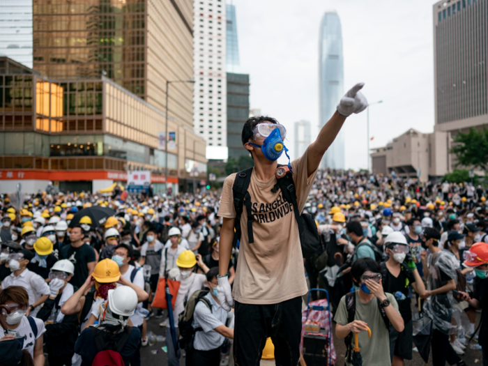 In Hong Kong, a new extradition law sparked protests back in June, but the conflict is escalating.
