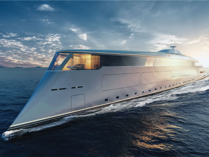 Aqua, the 367-foot superyacht that will run entirely on liquid hydrogen, will operate at a top speed of 17 knots and have a range of 3,750 nautical miles.