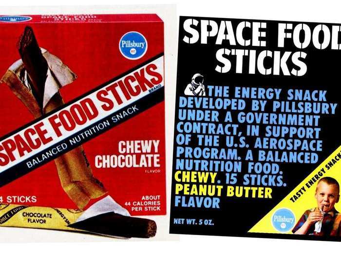 1960s kids might remember snacking on Space Food Sticks.