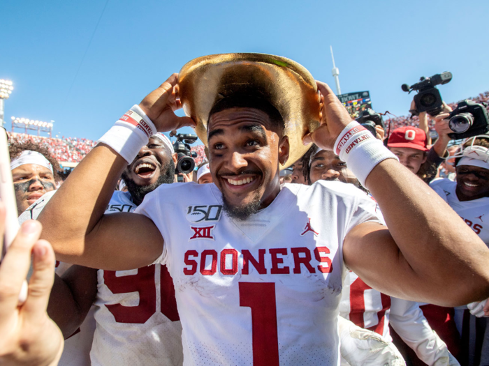 ▲ No. 5 Oklahoma Sooners — Up 1 spot in the AP Top 25 Poll