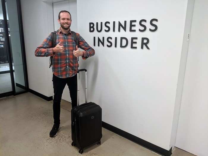 I departed Business Insider's headquarters on a Tuesday afternoon, loaded up with plenty of snacks, tons reading material, hours of podcasts, fully charged batteries, and high hopes.