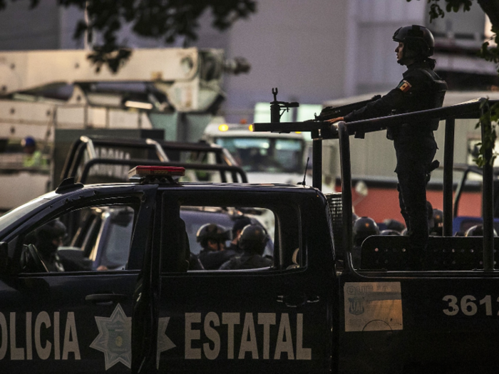 On Thursday, a Mexican security force of about 30 was patrolling Culiacán, a known stronghold for one of Guzman's cartel syndicates, 770 miles northwest of Mexico City, when they were shot at from a house.