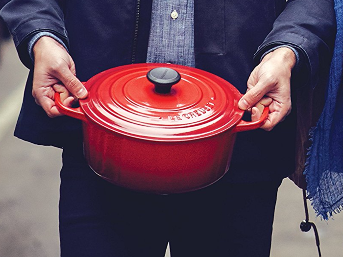 Lodge 6-Qt. Cherry on Top Red USA Enameled Cast Iron Dutch Oven